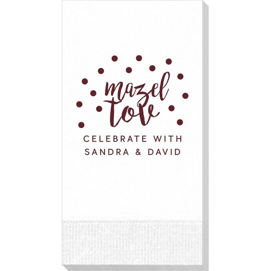 Confetti Mazel Tov Guest Towels